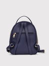 Caprese Trinity Fashion Backpack Medium Solid Women'S Bag Navy