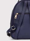 Caprese Trinity Fashion Backpack Medium Solid Women'S Bag Navy