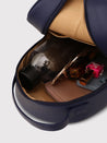 Caprese Trinity Fashion Backpack Medium Solid Women'S Bag Navy