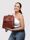 Caprese Treza Backpack Medium Tan
