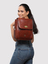 Caprese Treza Backpack Medium Tan
