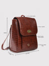 Caprese Treza Backpack Medium Tan