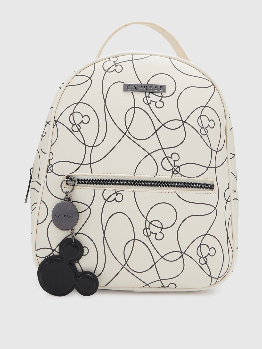 Caprese Disney Inspired Printed Mickey Mouse Collection Medium Backpack