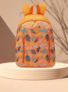 Caprese Xenia Backpack Medium Orange Printed