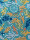 Caprese Xenia Backpack Medium Turquoise Printed