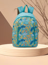 Caprese Xenia Backpack Medium Turquoise Printed