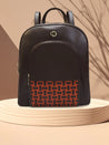 Caprese Zeta Backpack Large Quilted Women'S Bag Chocolate