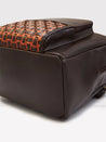 Caprese Zeta Backpack Large Quilted Women'S Bag Chocolate