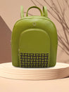 Caprese Zeta Backpack Large Quilted Women'S Bag Olive