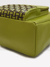 Caprese Zeta Backpack Large Quilted Women'S Bag Olive
