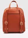 Caprese Zeta Backpack Large Quilted Women'S Bag Tan
