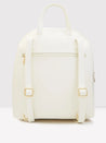 Caprese Zeta Backpack Large Quilted Women'S Bag Vanilla