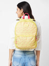 Caprese Zoe Fashion Backpack Large Yellow
