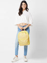 Caprese Zoe Fashion Backpack Large Yellow