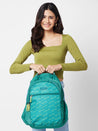 Caprese Zoe School Backpack Large Sage Green