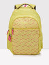 Caprese Zoe School Backpack Large Yellow