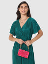 Caprese Ava Clutch Small Pink