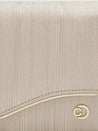 Caprese Bertha Clutch Medium Light Gold