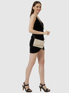 Caprese Bertha Clutch Medium Light Gold