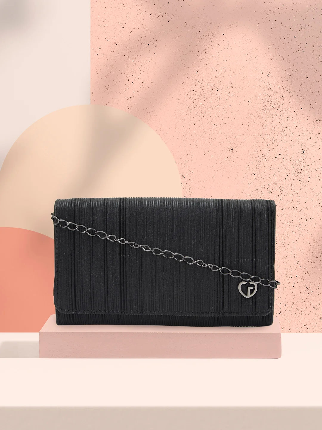 Buy Caprese Party Bluma Clutch Medium Black Rs.1019 Caprese Bags