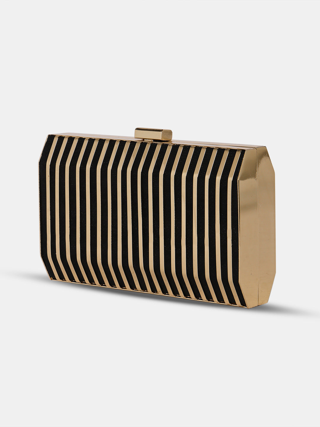 Caprese Party Carly Small Black Clutch