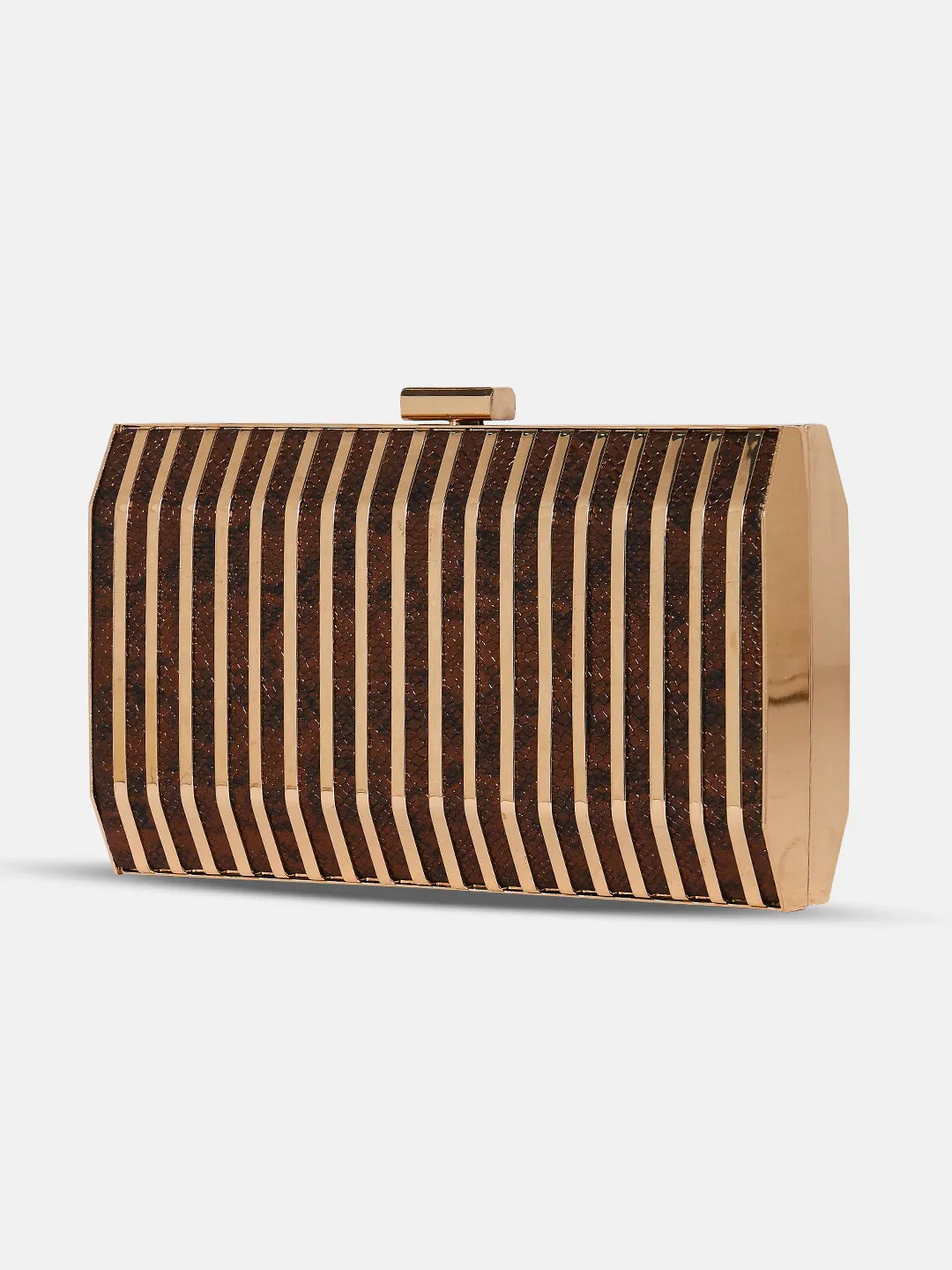 Buy Caprese Party Carly Clutch Small Brown Rs.1049 Caprese Bags