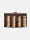 Caprese Party Carly Clutch Small Brown