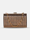 Caprese Party Carly Clutch Small Brown