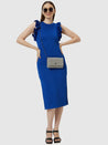 Caprese Delmi Clutch Medium Champagne Gold