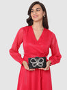 Caprese Ella Clutch Medium Black