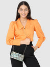 Caprese Gaina Clutch Small Grey