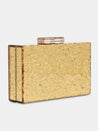Caprese Gianna Clutch Small Gold