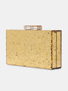 Caprese Gianna Clutch Small Gold