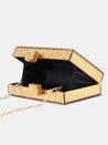 Caprese Gianna Clutch Small Gold