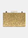 Caprese Gianna Clutch Small Gold