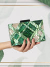 Caprese Gisella Clutch Small Green