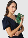 Caprese Gisella Clutch Small Green