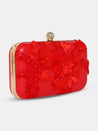 Caprese Gloria Clutch Small Red