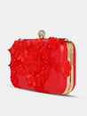 Caprese Gloria Clutch Small Red