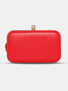 Caprese Gloria Clutch Small Red