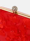 Caprese Gloria Clutch Small Red