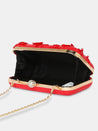 Caprese Gloria Clutch Small Red