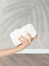 Caprese Gloria Clutch Small White
