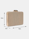Caprese Goldy Clutch Small Gold