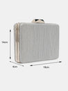 Caprese Goldy Clutch Small Silver