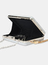 Caprese Goldy Clutch Small Silver