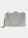 Caprese Goldy Clutch Small Silver
