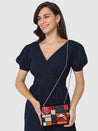 Caprese Grazia Clutch Small Pink
