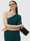 Caprese Gretchen Flapover Clutch Medium Black