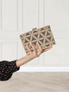 Caprese Party Junie Box Clutch Small Gunmetal